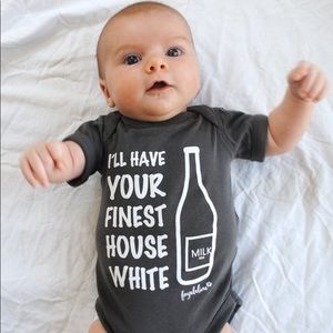 BABY ONESIE for Wine Mommy